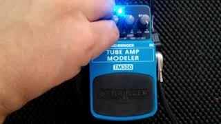 Behringer Tube Amp Modeler TM300 [upl. by Eitsyrhc]