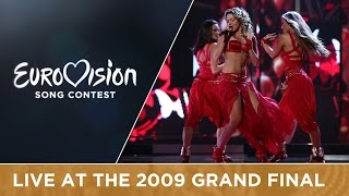 Hadise  Düm Tek Tek  Türkiye 🇹🇷  Grand Final  Eurovision 2009 [upl. by Elfrida]