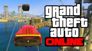 Mid Air Crashing GTA V Funny Moments [upl. by Llehcal4]