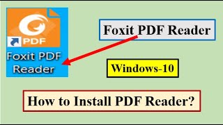 How to install Foxit PDF Reader  How do I install Foxit PDF  How to write on a PDF [upl. by Froh892]