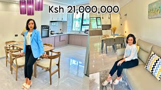 INSIDE NAIROBI’S MOST LUXURIOUS APARTMENT IN KILIMANI KSH 21000000 [upl. by Valeria]