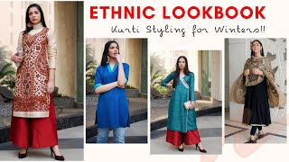 How I Style Kurtis in Winters [upl. by Hacceber]