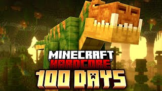 I Survived 100 Days In Hollow Earth In Hardcore Minecraft  Alexs Caves [upl. by Cerallua]