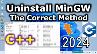 How to Uninstall MinGW the C Compiler on Windows 10 11  The Correct Method [upl. by Yntirb]