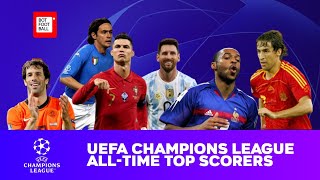 Champions League Top Scorers Alltime  UEFA Champions league top scors football uefa [upl. by Geoffry]