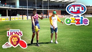 AFL Skills For Kids  Learn About Aussie Rules amp Auskick with Ozzie amp The Brisbane Lions  Play AFL [upl. by Keating]