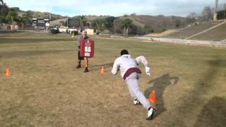 Wide Receiver Drills  Coach Ryan OHara [upl. by Hoes]