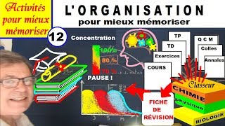 S’organiser pour mieux mémoriser et réussir examen et concours  12 [upl. by Aveline264]