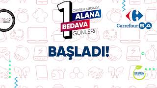 CarrefourSAda 1 Alana 1 Bedava Günleri Başladı📣 [upl. by Pellikka508]