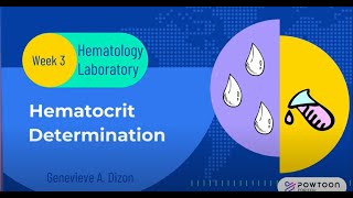 Hematocrit Determination [upl. by Ruthe]