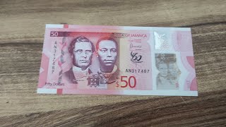 JAMAICA 50 DOLLAR BANKNOTE [upl. by Nosmas]