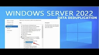 How to Configure Data Deduplication on Windows Server 2022 [upl. by Idou]