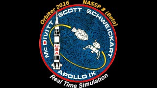 Orbiter 2016  Apollo 9 Real Time Simulation NASSP 8  Part 1622 Flight Day 8 [upl. by Swaine]