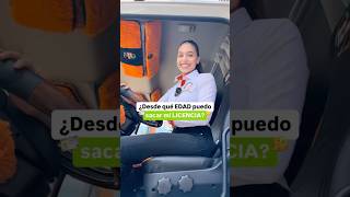 ¿🧏🏻‍♀ Desde qué EDAD 🧒 puedo sacar mi LICENCIA 🪪 de Conducción 🚗 [upl. by Mears]