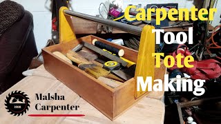 Carpenter Tool Tote Making  Malsha Carpenter [upl. by Sutphin]