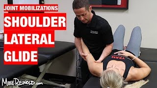 Shoulder Lateral Distraction Joint Mobilization [upl. by Eartha]