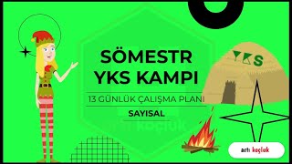 2022 YKS SÖMESTR KAMP PROGRAMI  SAYISAL [upl. by Ellened]