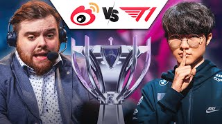 LA GRAN FINAL DE LOS WORLDS 2023 DESDE SEÚL  Weibo vs T1 [upl. by Aro]