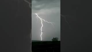 Nature Power  Lightning strikes 😱😱shorts [upl. by Eelinnej240]