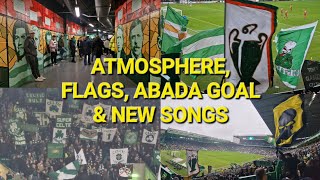 Celtic 40 Aberdeen  Atmosphere Flags Abada Goal amp New Songs [upl. by Vinson]