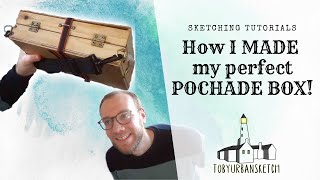 How I Made a Pochade Box  DIY pochade box for plein air painting [upl. by Anatnas305]