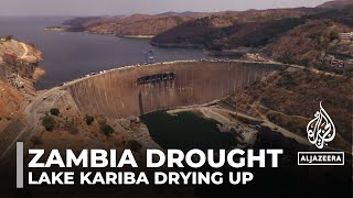 Zambia endures 20 hour power cuts as Lake Karibas water levels drop impacting electricity supply [upl. by Enilraep127]