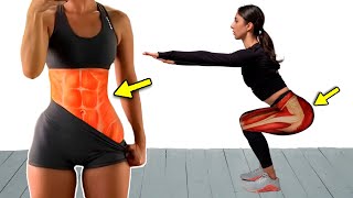 10 Exercícios MATINAIS Para Perder Barriga e Esculpir Pernas e Glúteos  10 Min Treino GAP [upl. by Koren632]