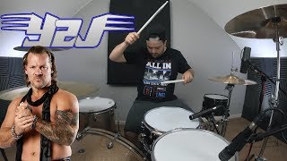 WWE Chris Jericho Theme Song Break The Walls Down Drum Cover [upl. by Gizela974]