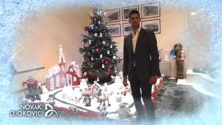 Merry Christmas via Novak Djokovic [upl. by Ailey845]