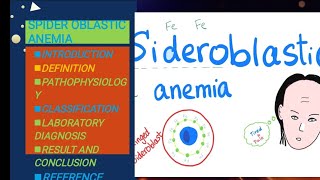 Sideroblastic anemia introduction pathophysiology classification laboratory diagnosis [upl. by Secnirp]