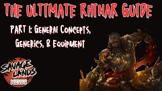 The ULTIMATE Rhinar Guide  Part 1 General Concepts Equipment amp Generics [upl. by Leban]