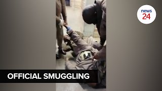 WATCH  Prison guard allegedly caught with contraband strapped to his body in Kimberley prison [upl. by Hartwell]