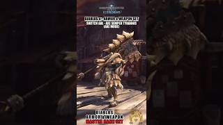 Diablos Alpha Armor amp Weapon Set  MHW Iceborne monsterhunter diablos armor weapon gear set [upl. by Erik]