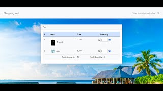 Create online shopping cart using HTMLCSSJavascript and Bootstrap 5 [upl. by Odell]