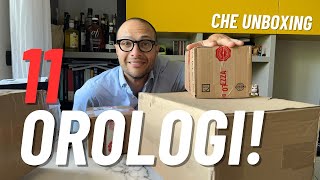 11 orologi in un solo unboxing mai viste tante novità in un solo video [upl. by Arihsak]