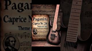 🔥 Paganini Caprice No24 Theme  Fast amp Slow Performance TAB 🔥 [upl. by Yrehcaz]