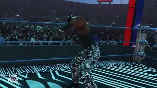 Def Jam 2K24  Teck vs Sticky Fingaz  Terminal Offload  AJ Styles Attacks [upl. by Dagmar]