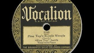 Pine Top Smith Boogie Woogie Piano Complete 1943 [upl. by Freytag]