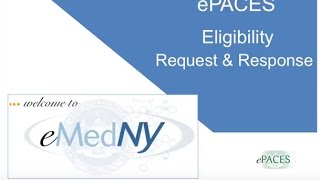 ePACES  Eligibility Request and Response [upl. by Carlina]