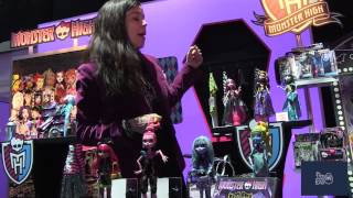 Monster High Dolls  2013 New York Toy Fair  The Toy Spy [upl. by Ennaira]