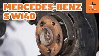 Hoe een handrem vervangen op een MERCEDESBENZ S W140 HANDLEIDING  AUTODOC [upl. by Geoffrey298]