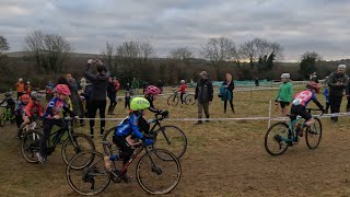 Wessex cyclocross 2023 round 10 Solent pirates at Clanfield under 8 [upl. by Vittorio]