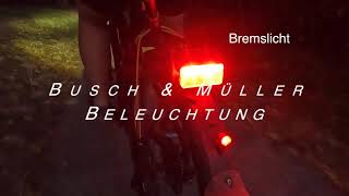 Busch und Müller Line Brex  my E  IQX E 150 LUX  ROCKBROS Q5 Beleuchtung am CUBE EBike [upl. by Gregrory598]