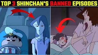 Shinchan Top 3 Banned Horror Episodes In Hindi  Shinchan Unseen Episodes [upl. by Naejeillib]