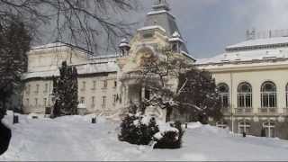 Sinaia cu zăpadă [upl. by Ehtyde]