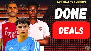 ARSENAL COMPLETE 3 DONE DEALS All Confirmed Signings And Transfer Targets This Week [upl. by Powder]