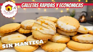 GALLETAS DE NARANJA una delicia RECETA POCOS INGREDIENTES [upl. by Ailahtan]