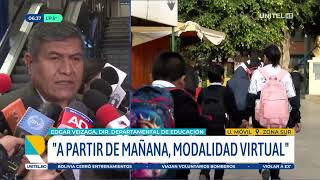 Humo Cochabamba ingresa a las clases virtuales desde este miércoles informa Educación [upl. by Terhune]