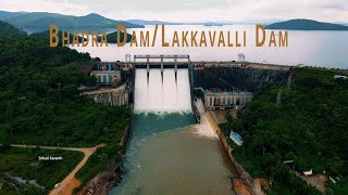 Bhadra Dam Lakkavalli Dam  All Gates Opened this morning [upl. by Lednyc285]