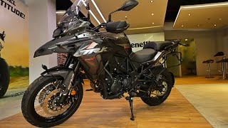 Benelli Trk 502X New Colour Varient Touring Bike 2024 [upl. by Genaro]